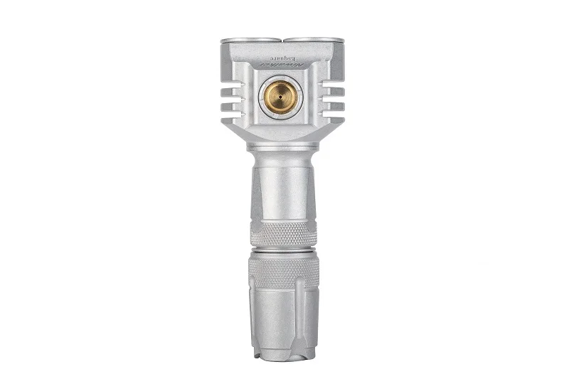 Niwalker 21700 Фонарик светодиодный маленький фонарик MM6S(eH) LT USB Перезаряжаемый Мини Кемпинг 5500 люменов Cree 6 WL серебристый легкий - Испускаемый цвет: MM6S(eB)303LT3800lms