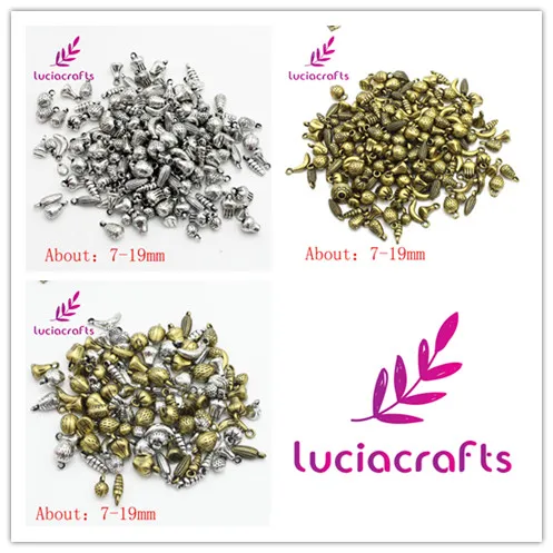 Lucia crafts 20 г/пакет Акриловые бисер смешанный цвет модные бусины G0510