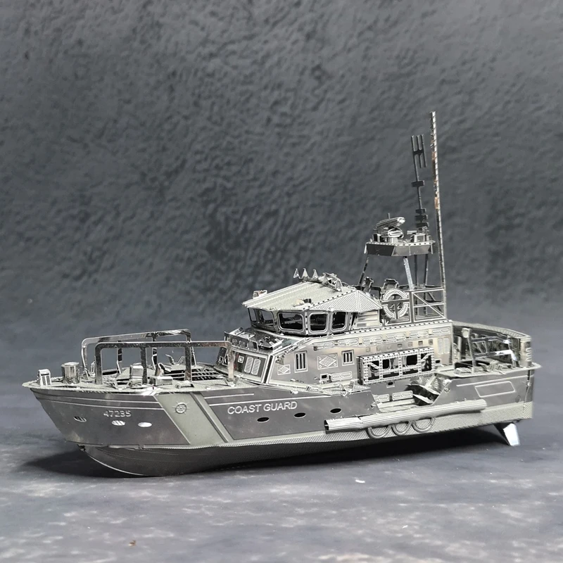 Спасательная лодка NANYUAN C22201 1:100, 2 листа, нержавеющая сталь, 3D головоломка, металлическая Сборная модель, домашний интерьер, украшения, креативные игрушки