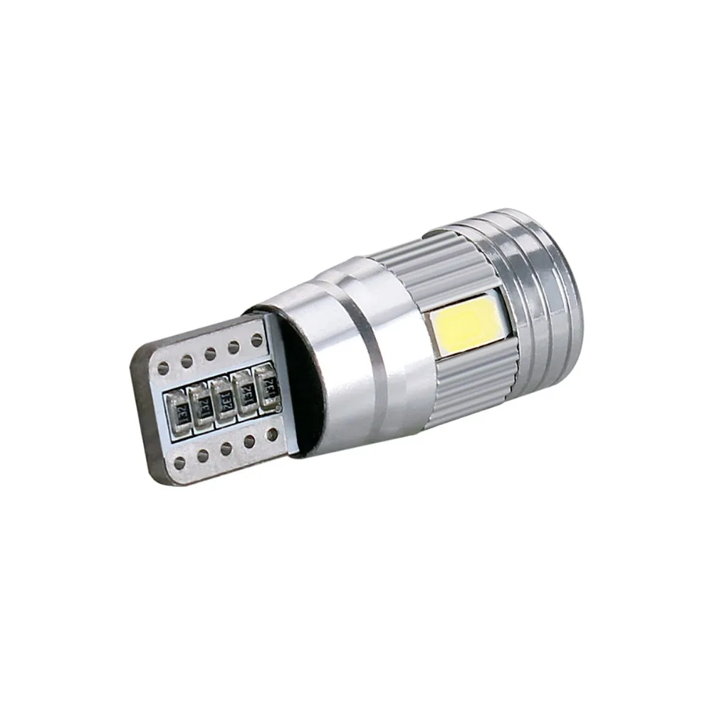 10 шт. T10 W5W led canbus 194 168 5630 t10 6SMD Canbus Нет Ошибка 12 В авто лампы индикатор Парковка