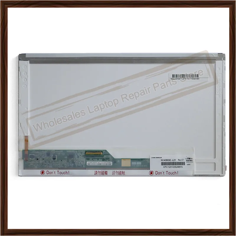 Оригинальная панель для ЖК-экрана 14 &quotΦ TFT LCD 40 контактов 1366x768 замены ЖК-дисплея