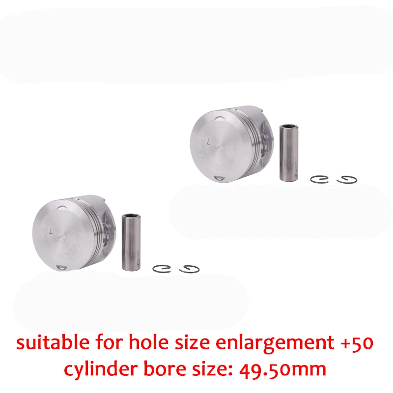 2 Set Rings Ann 50 Детали двигателя мотоцикла поршни кольца набор 49 мм STD Стандарт+ 25+ 50+ 75 размер цилиндра для YAMAHA XV250 XV 250 аксессуары - Цвет: 2 Set Rings Ann 50