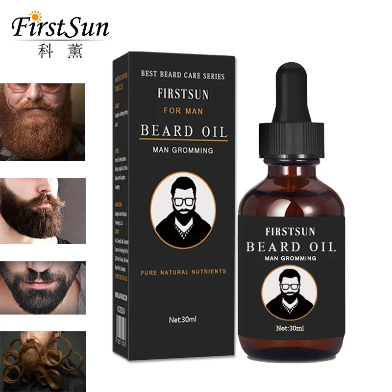 Firstsun Мужская Органическая эссенция для роста волос бороды масло ухода за бородой
