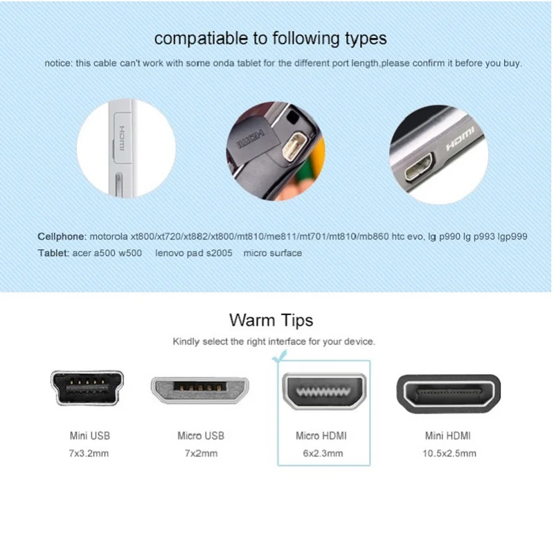 Кабель Micro HDMI с Ethernet для сотовых телефонов 2 м win8 4k x 2k новый металлический корпус