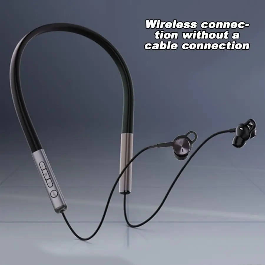 JH-ANC 10 Беспроводные спортивные наушники Bluetooth 4 2 с турбо-шейным креплением