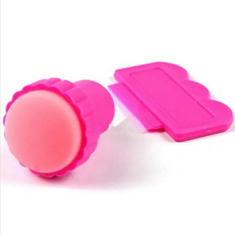 

1pc Nail Art Polish Stamper Scraper Nail Art Stamping Stamp Set Nail Art Supplies