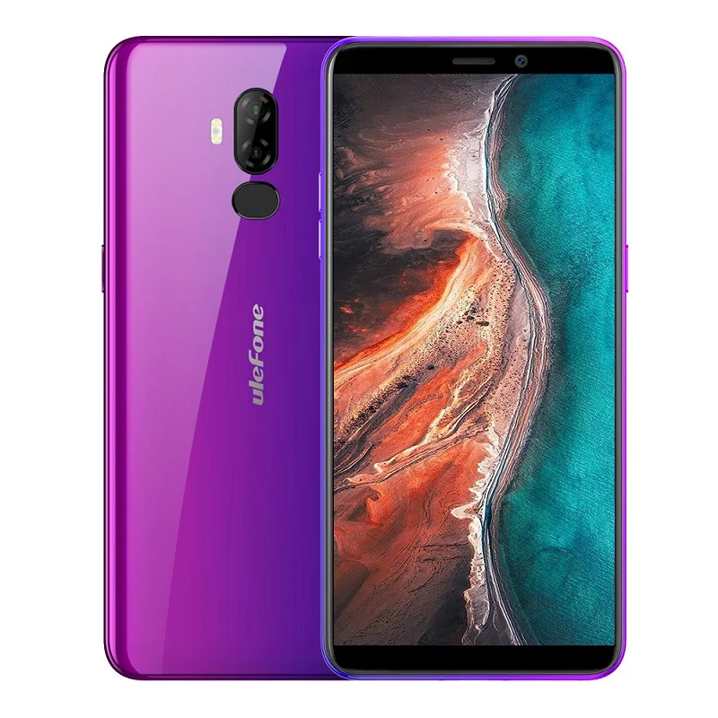Auroreous Ulefone P6000 Plus 6350 мАч Смартфон Android 9,0 6 дюймов HD+ Двойная камера Ouad Core 3 ГБ 32 ГБ сотовый телефон 4G мобильный телефон Android - Цвет: Auroreous