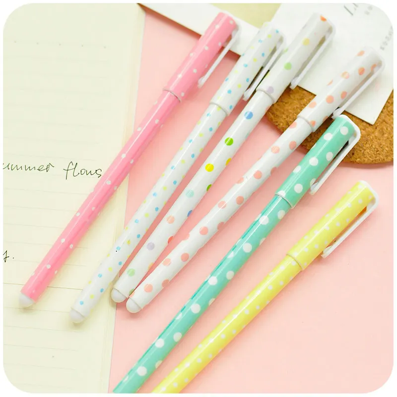 6 шт./компл. ручка звездного цвета Галактическая звезда точки сад цветок тонкие