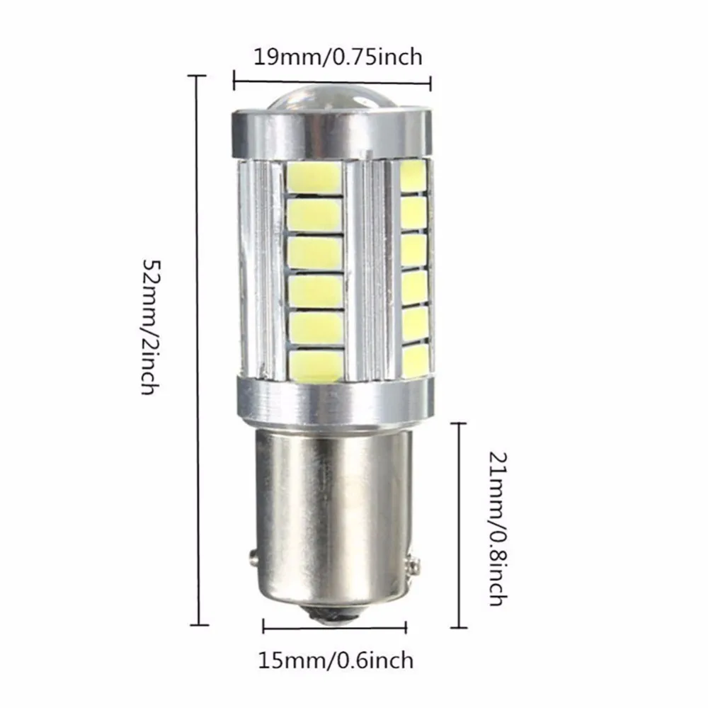 1 шт. 1156 BA15S 1141 7056 5630 33 SMD белый 900 люменов 8000K супер яркий светодиодный стоп сигнал с