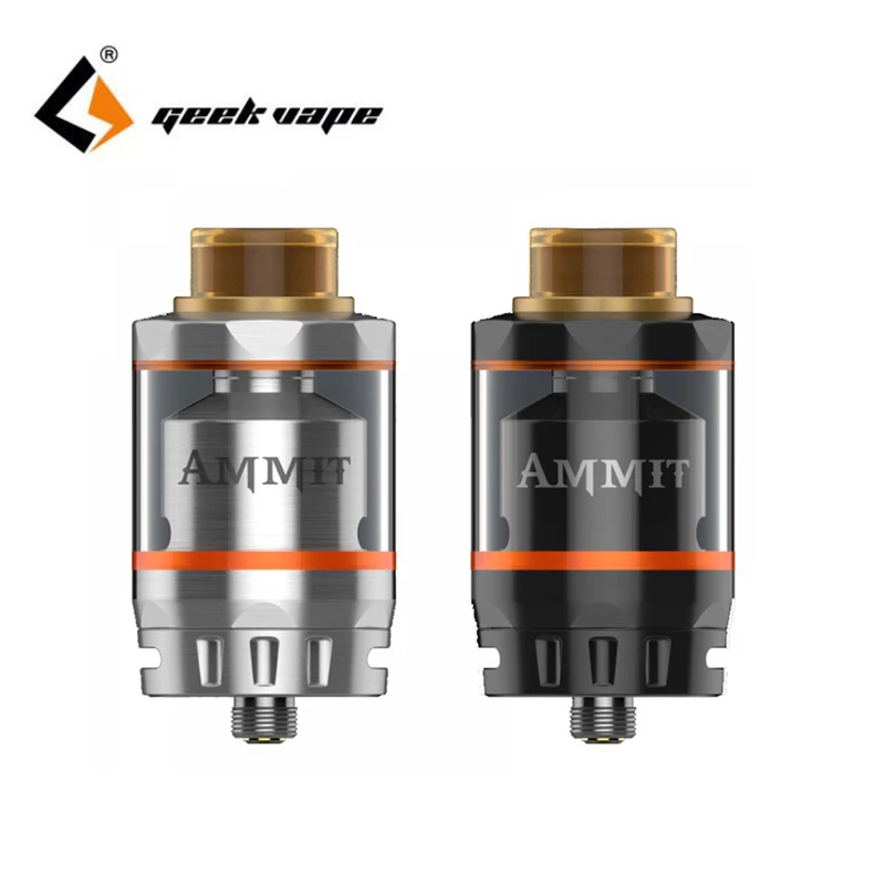 Original Geekvape Ammit Single/Dual Coil RTA Electronic Cigarette Rebuildable Dripping Atomizer Tank RDTA 3ml/6ml |