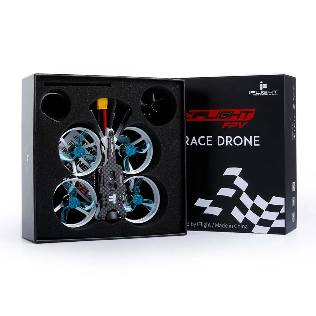 Гоночный Дрон IFlight CineBee 75HD 2-4S sucex F4 Tower 12A 4в1 ESC VTX FPV 1080P Turtle V2 для 75 мм квадрокоптера BWhoop PNP BNF