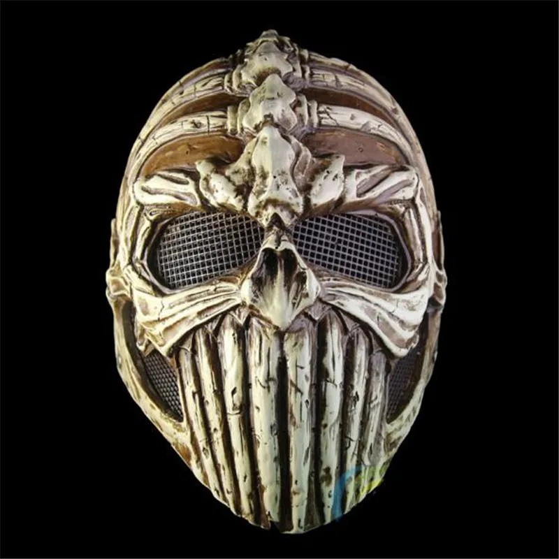 Защитный шлем с демоном Реалистичная маска из смолы для Хэллоуина маскарада