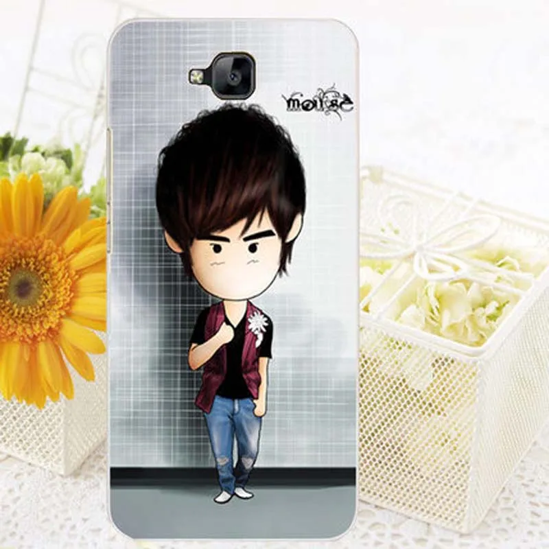 Для Huawei Honor 4C Pro чехол мультфильм Пластик прозрачный границы задняя крышка