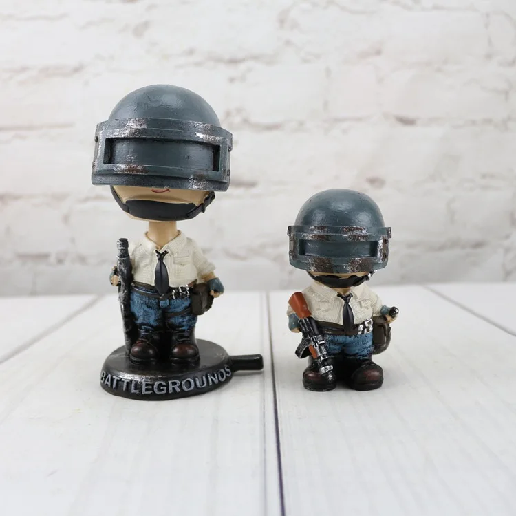 Новая мини экшн фигурка в стиле игры PUBG Playerunknowns Battlegrounds мультяшная с вибрирующей