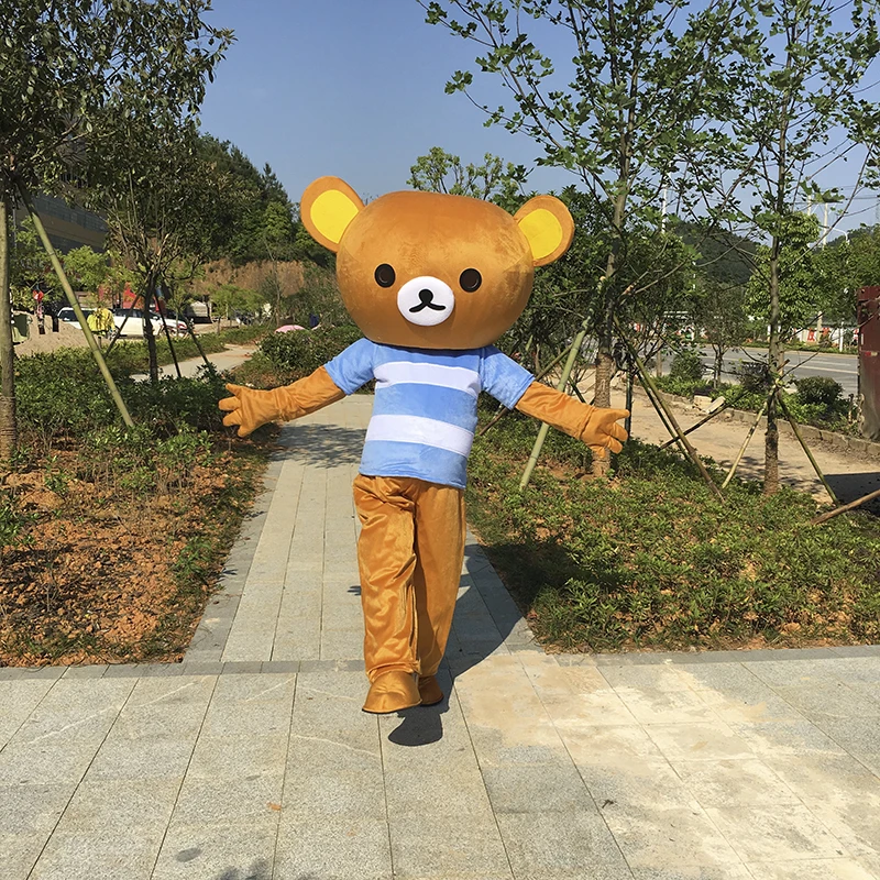 2019 Высокое качество Janpan костюмы талисмана Rilakkuma новинки носить талисман на