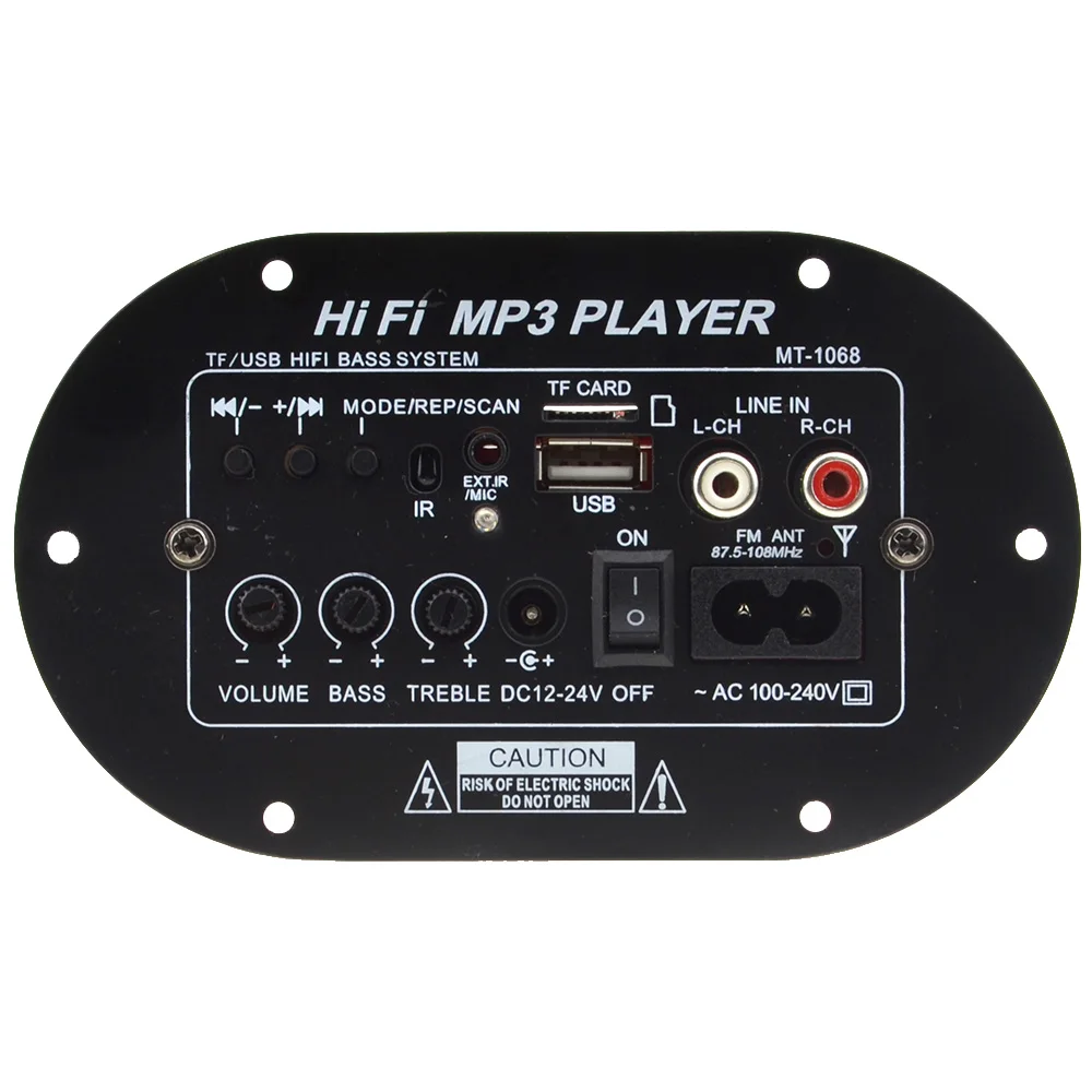 TA8200AH пиковая мощность 120 Вт высокомощный автомобильный сабвуфер Hi-Fi усилитель басов Плата Поддержка TF USB DC12V/24 В/AC100V-240V 12003141