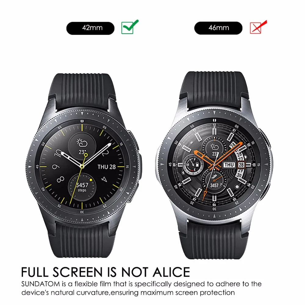 Закаленное стекло для samsung Galaxy Watch 42 мм Защита экрана для samsung Watch 42 мм 46 мм Защитная стеклянная пленка на стекло 42 мм