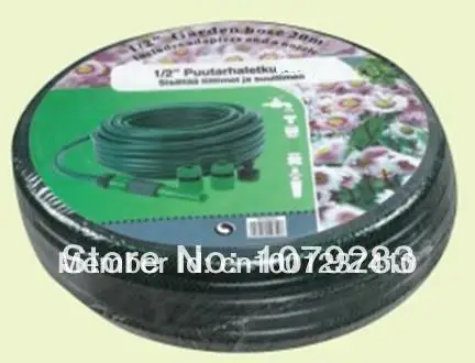 

20M 1/2' PVC GARDEN HOSE WITH NOZZLE SET CAR WASHER GARDEN HOSE