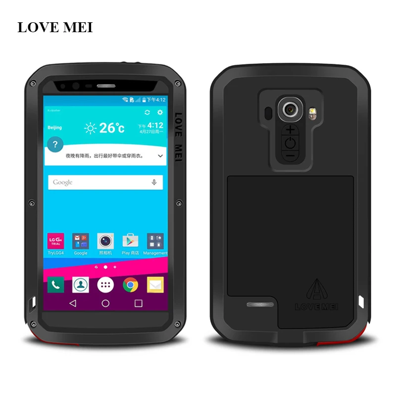 ЛЮБОВЬ МЭЙ Алюминий Металл Case Для LG G4 (5.5 дюймов) противоударный Жизнь