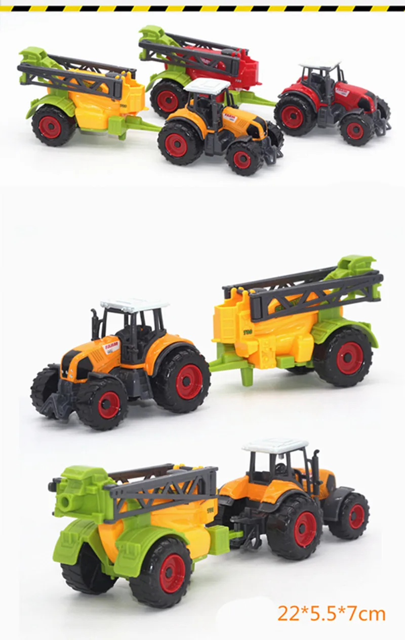 Модели фермерских автомобилей из сплава 1:64 игрушечные машинки с высокой