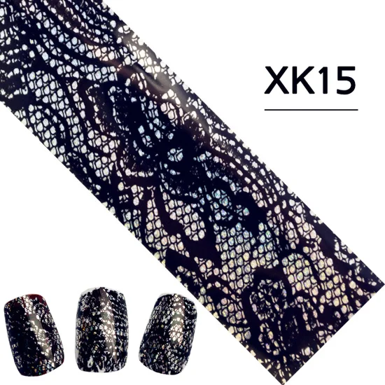 XK15 Новинка 100x4 см золотая полоса разные дизайны наклейки для нейл-арта переводная полировка фольгой Декор слайдер аксессуары для нейл-арта STZXK01-60 - Цвет: XK15