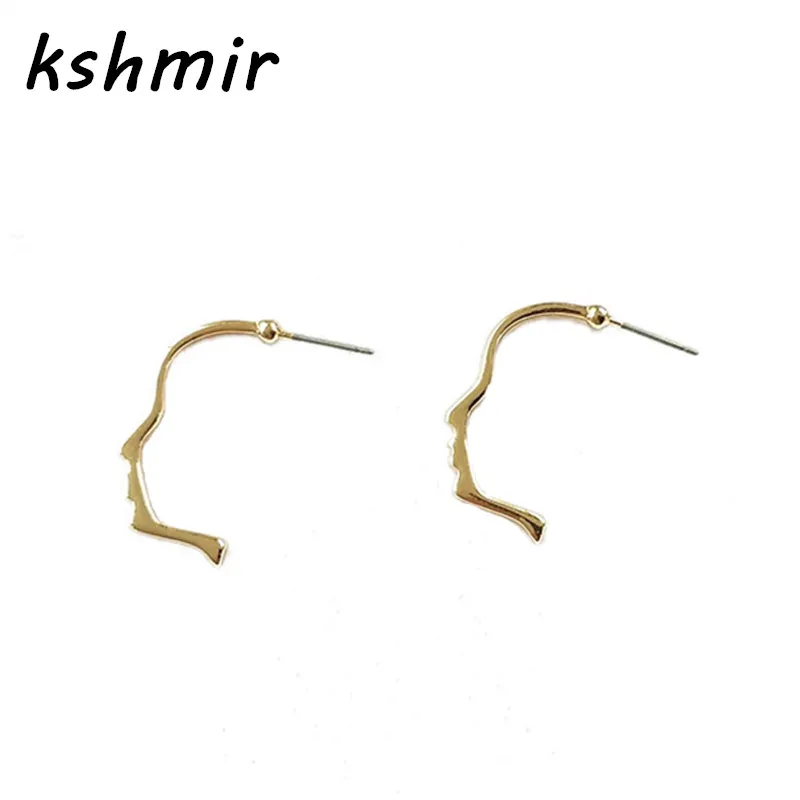Gold plated kshmir Модные Ретро металлический сплав серьги-гвоздики серьги новые серьги-гвоздики(несколько вариантов сережек - Окраска металла: Gold plated