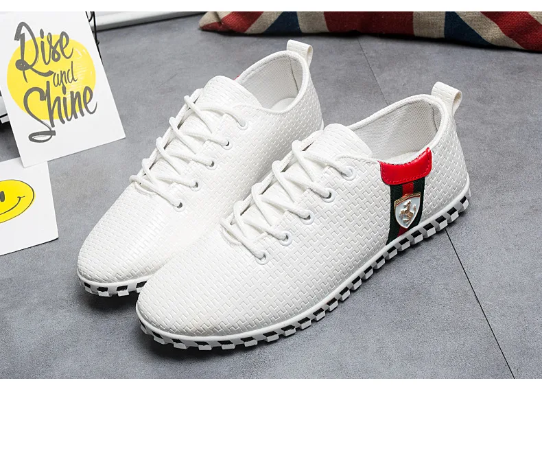 Sycatree Male Leather Casual Shoes for Men Canvas Shoes Outdoor Sneakers Air Mesh Flats Breathable Brand Shoes Plus Size 46