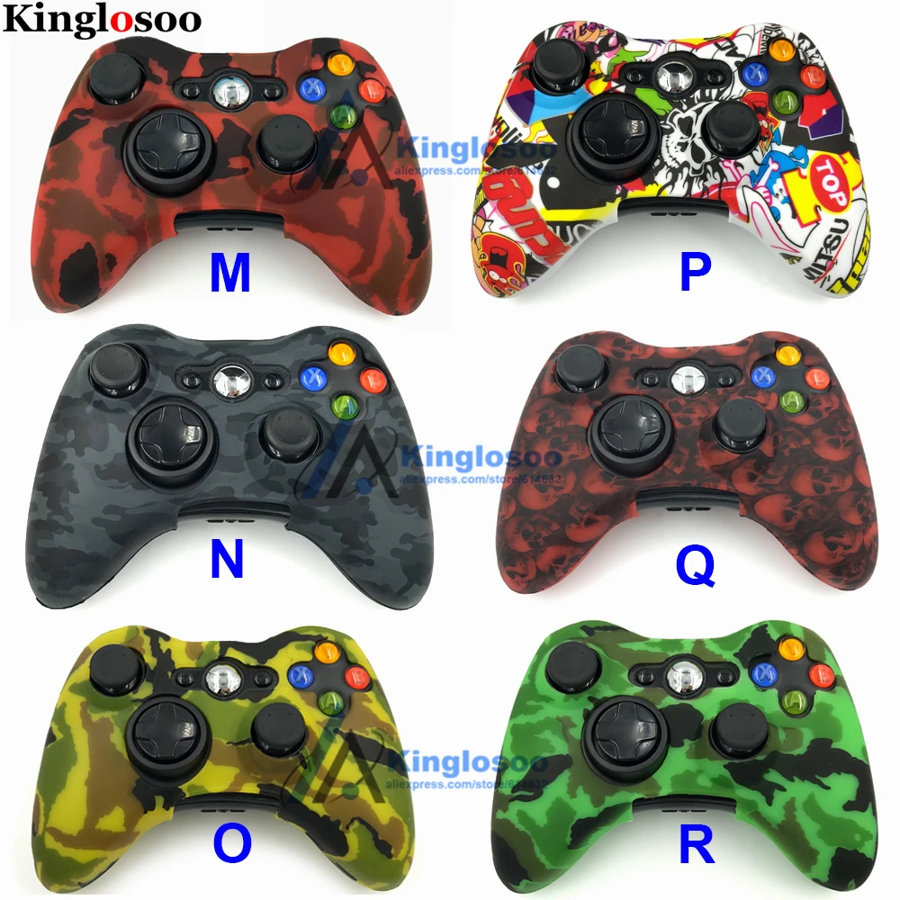 Мягкий резиновый чехол для игровой крышки контроллеров Xbox 360|Чехлы| |