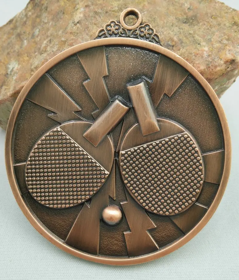 Золотая медаль для настольного тенниса разработки и общения сувениры унисекс