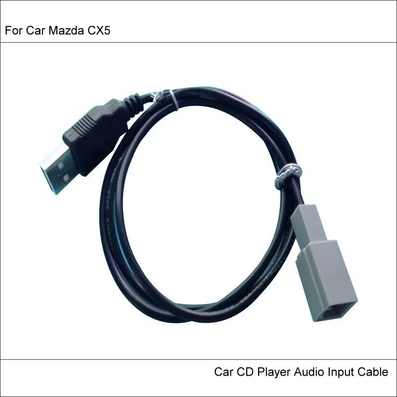 Original Plugs To USB Adapter Conector For Mazda CX5 Car CD Radio Audio Media Cable Data Wire | Автомобили и мотоциклы