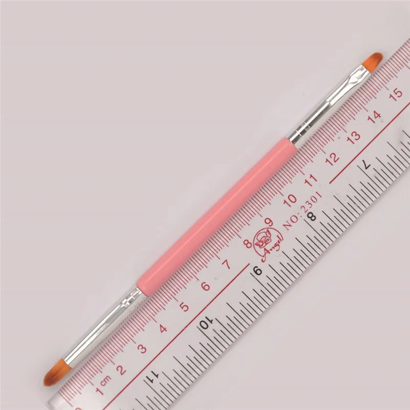 ZKO 1 шт. Новая кисть для дизайна ногтей двойного назначения/Кисть для гель-лака для ногтей градиентный цвет Цветущая ручка для рисования ногтей 01