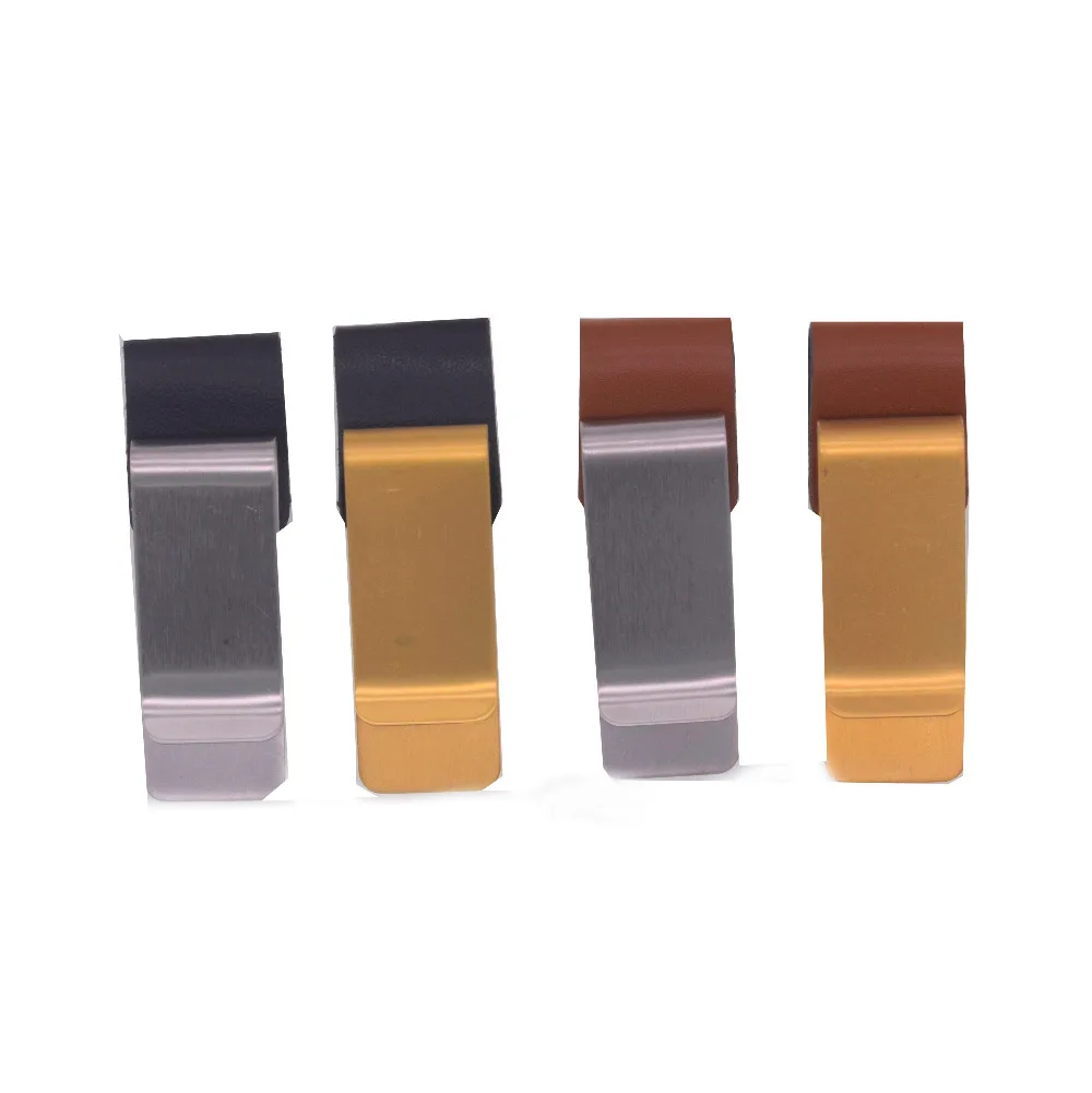 Кожаный держатель для ручек 1 упаковка с зажимом из нержавеющей стали разные