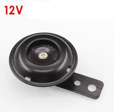 Скутера/мотоцикла из Электрический клаксон мотоцикла 12V 48V 60V клаксон маленький железа - Название цвета: 12V