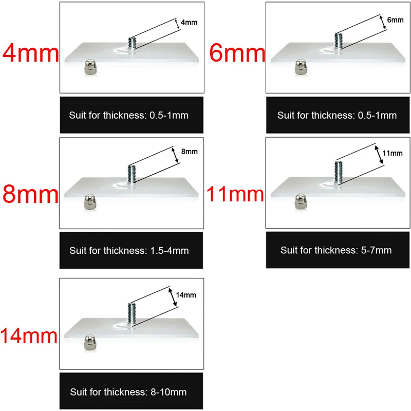 

Load Bearing 8KG Seamless Adhesive Hook Waterproof Transparent Strong Stick Hook Kitchen Wall Hanger - Qty 4