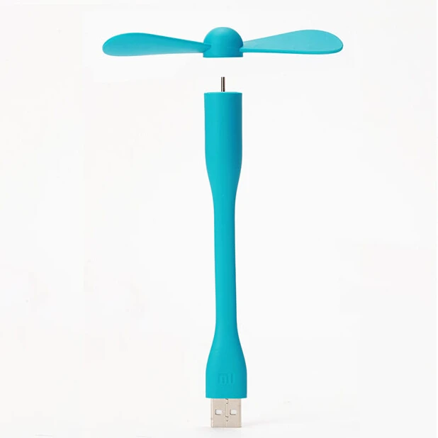 Xiaomi USB вентилятор+ USB светодиодный светильник Мини энергосберегающий довольно гибкий Регулируемый USB Вентилятор Кулер для внешнего аккумулятора