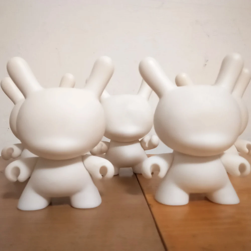 Оптовая продажа 5 шт./компл. 4 дюймовый Kidrobot Dunny сделай сам краска фигурка белый