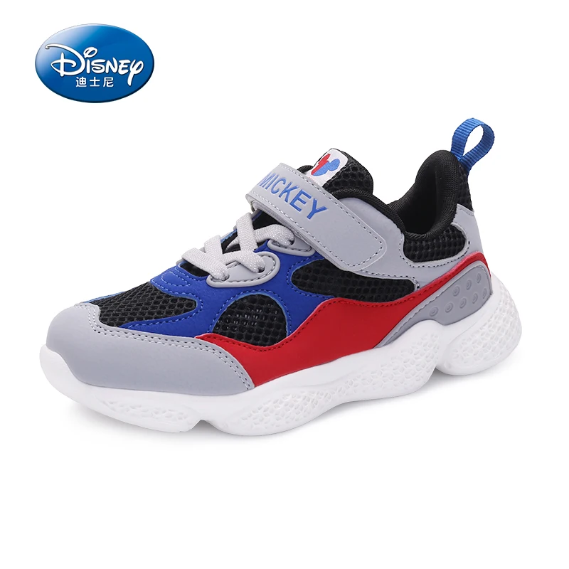 Disney Shoes Kids Sneakers Leather Sport Fashion Boy Antislip Soft Bottom Baby Sneaker For Size 31-37 | Детская одежда и обувь
