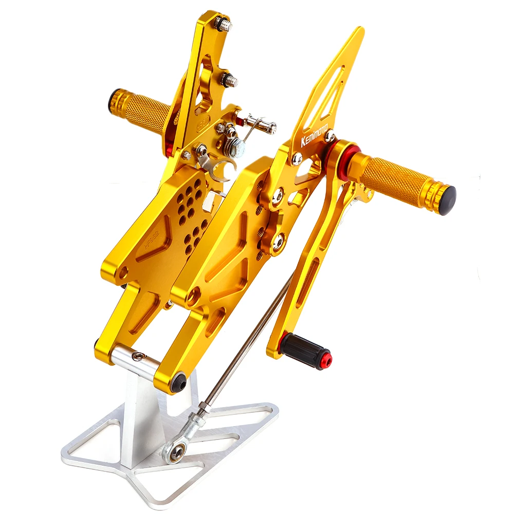 KEMiMOTO MT-03 R3 CNC регулируемый задний Набор Rearsets Подножка для Yamaha YZF R25 R3-& MT-25- новое поступление