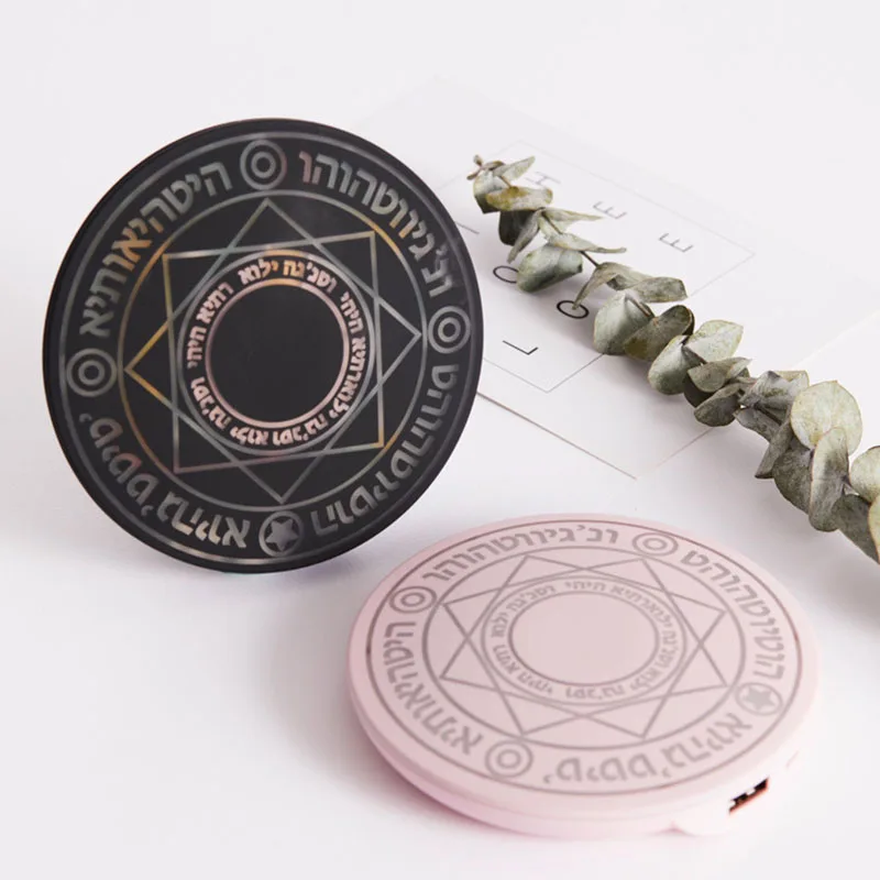 Cardcaptor card captor sakura black pink clow card MAGIC CIRCLE Беспроводное зарядное устройство Быстрая зарядка
