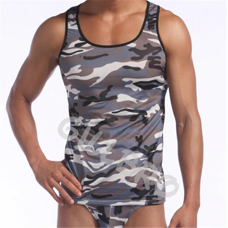 Мужская камуфляжная футболка футболка|mens camouflage tank top|men undershirtcamouflage |