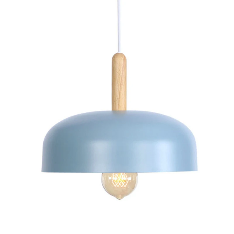 Современный подвесной светильник для бара цветной s деревянный Алюминиевый E27