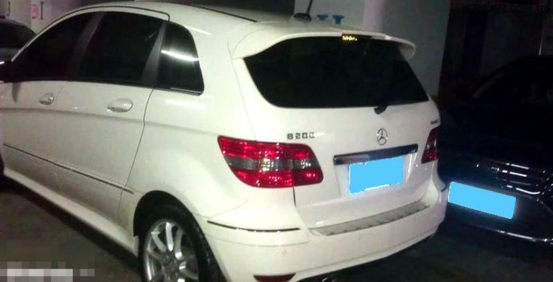 Для Mercedes Benz B-Class B200 2009 2010 2011 Автомобильный задний багажник спойлер ABS Материал грунтовка цвет автомобиля украшение в виде хвостового крыла для B200