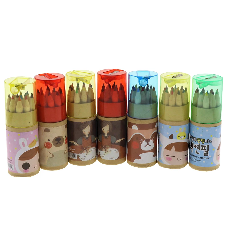 Разноцветные карандаши 12 Цветов профессиональный художник тонкой Рисование