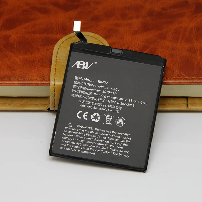 Оригинальный ABV аккумулятор BM22 Аккумулятор для Xiao mi 5 M5 2910mah|Аккумуляторы