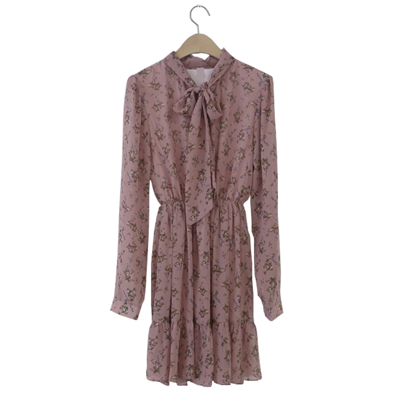 Шифоновые платья Лидер продаж женское модное облегающее платье рубашка с