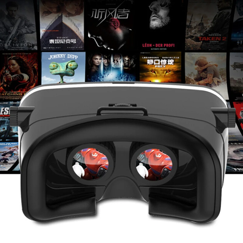 VR Shinecon 3D очки универсальный виртуальной реальности Google картон видео гарнитура