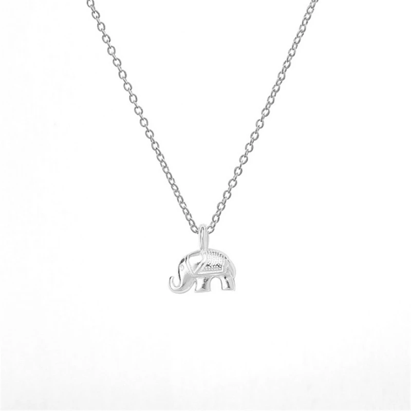 Женское винтажное ожерелье без шеи joyeria тибетское серебряное животное слон