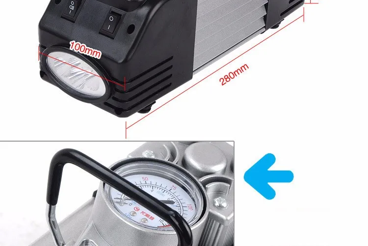 Заводская распродажа OEM/ODM профессиональная 12v воздушный компрессор с двумя ваннами, хорошее качество, автоматический цифровой насос для шин
