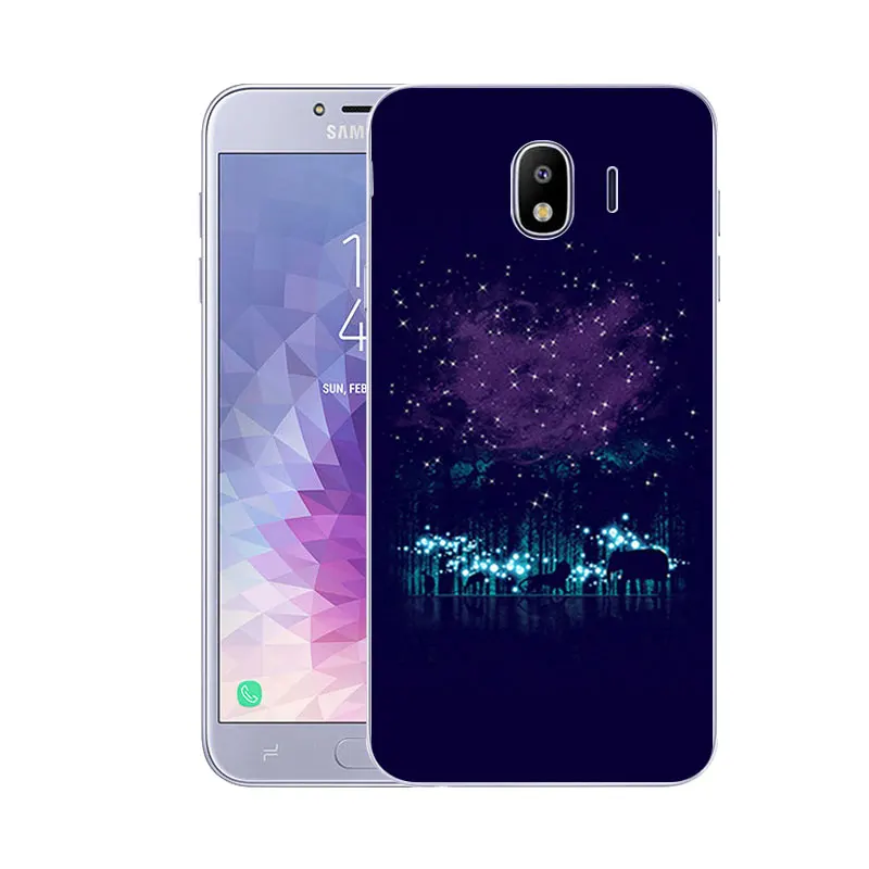 Чехол для Samsung Galaxy J4 2018 чехлы 5 дюйма силиконовый мягкий чехол с рисунком Oill J400