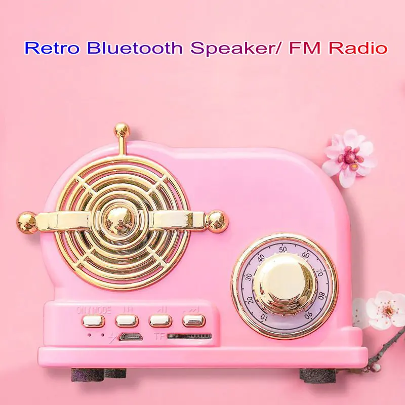 JOYTOP, новинка, Ретро стиль, Bluetooth, колонка, беспроводная, Ретро стиль, Портативная колонка, s, поддержка TF карты, FM радио, для колонки для телефона, компьютера